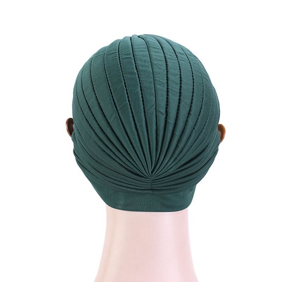 3 Pcs Woman Hijab Turban Hats Headband With Button - Picture 7 of 14